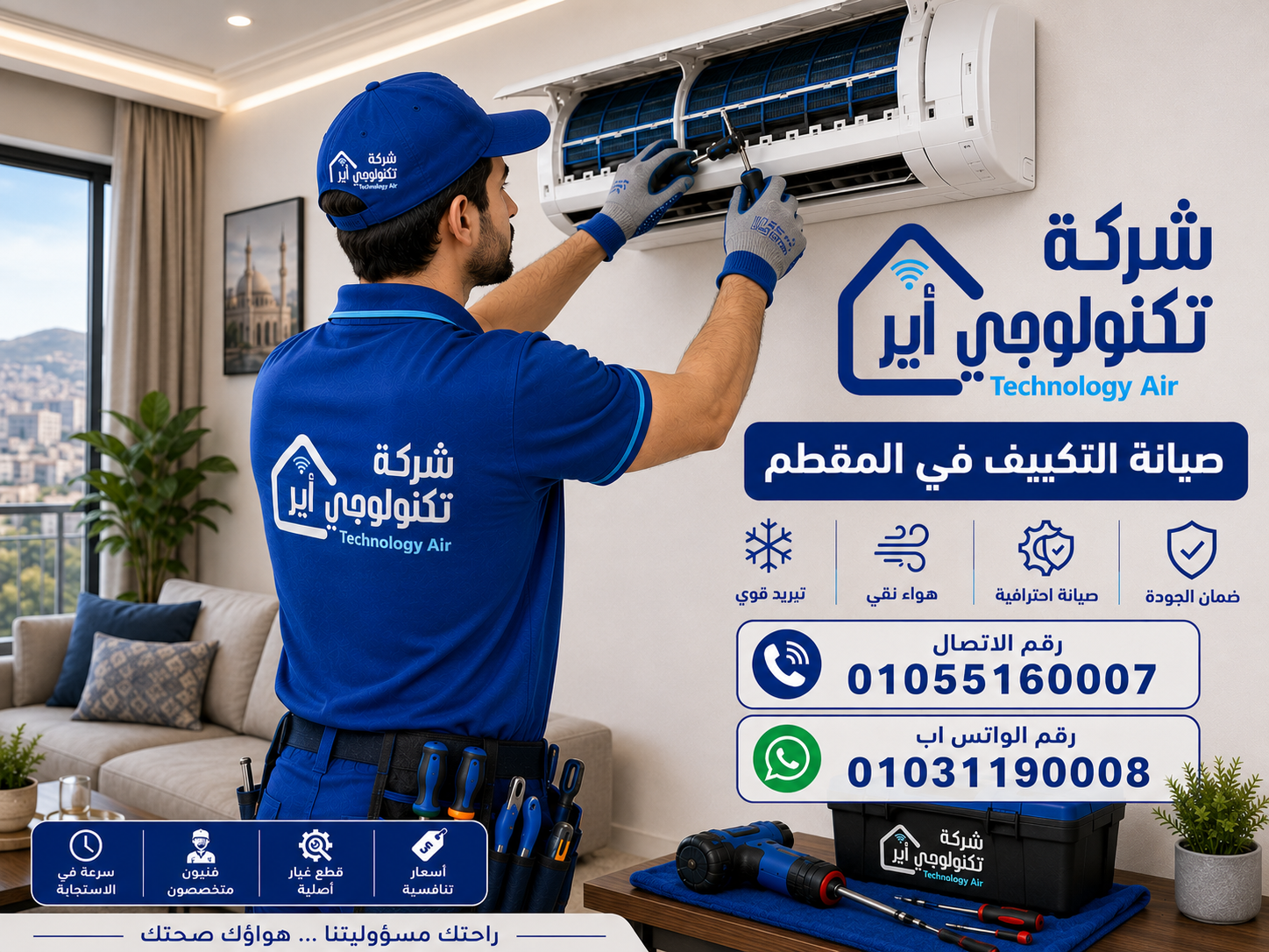 صيانة تكييفات المقطم